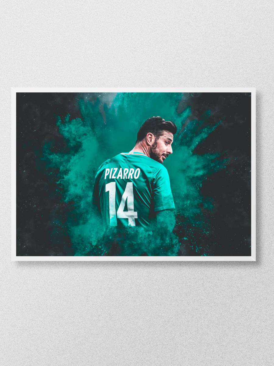 Pizzaro Futbol Poster Çerçevesiz Yüksek Kalite Futbolcu Duvar Poster