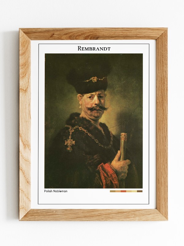 Rembrandt Polish Nobleman Poster