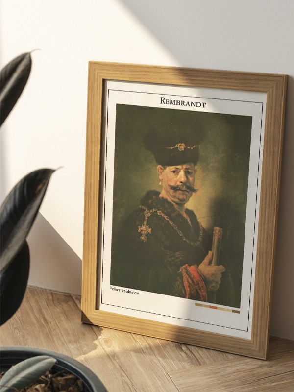 Rembrandt Polish Nobleman Poster