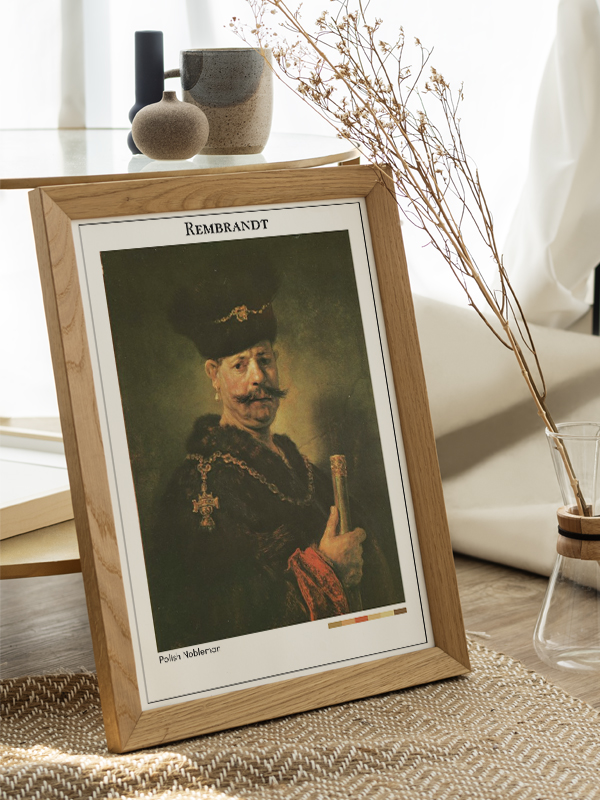 Rembrandt Polish Nobleman Poster