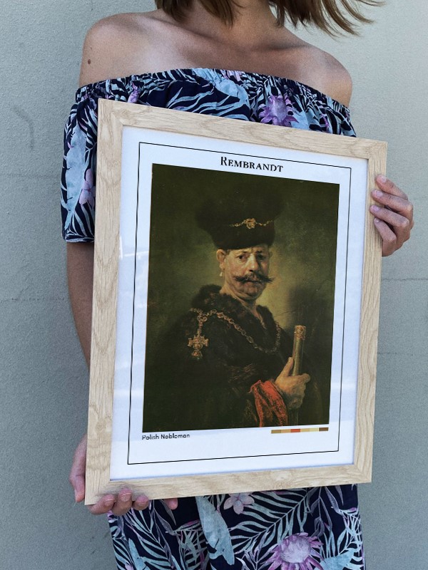 Rembrandt Polish Nobleman Poster