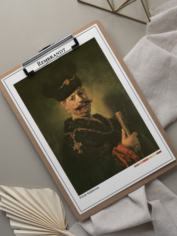 Rembrandt Polish Nobleman Poster