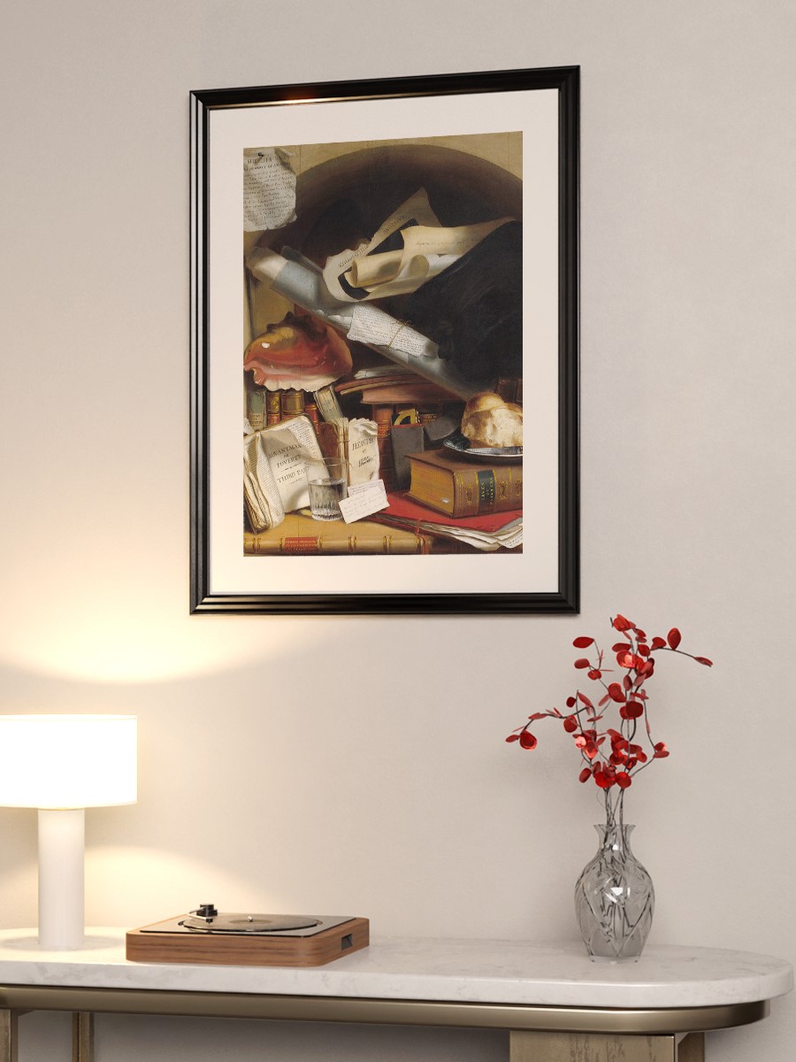 Poor Artists Cupboard Tablo Sanatsal Ünlü Ressam Poster Çerçevesiz Yüksek Kalite Poster