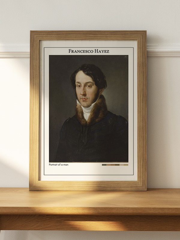 Francesco Hayez Portrait of a man Poster - En İyi Fiyatlarla