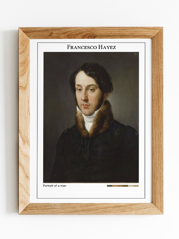 Francesco Hayez Portrait of a man Poster