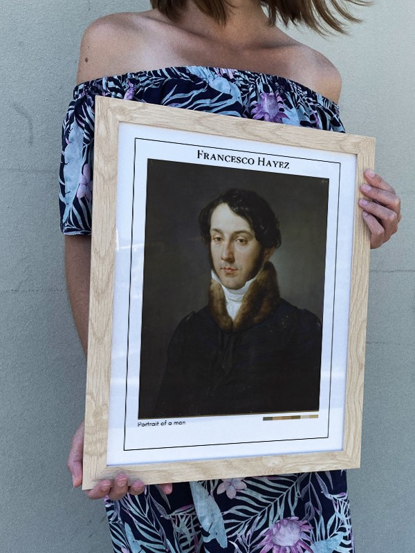 Francesco Hayez Portrait of a man Poster