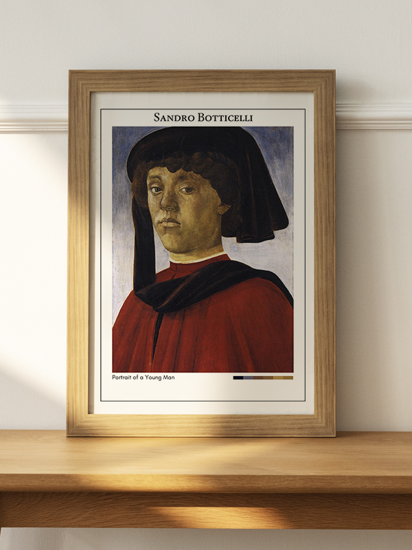 Sandro Botticelli Portrait of a Young Man Poster - En İyi Fiyatlarla