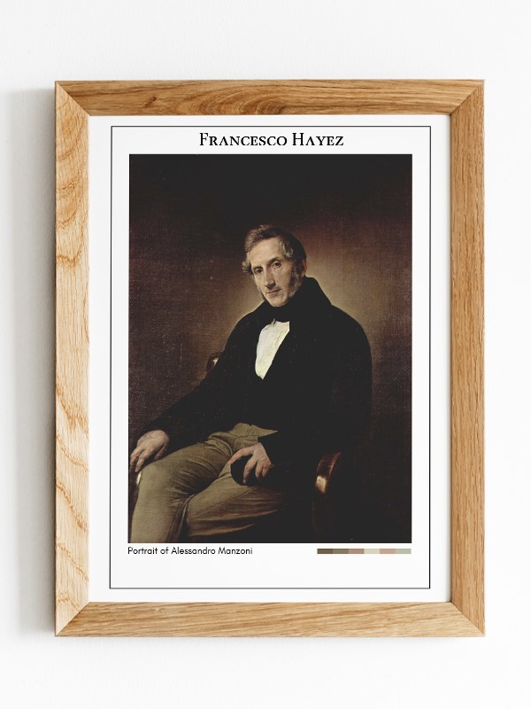 Francesco Hayez Portrait of Alessandro Manzoni Poster