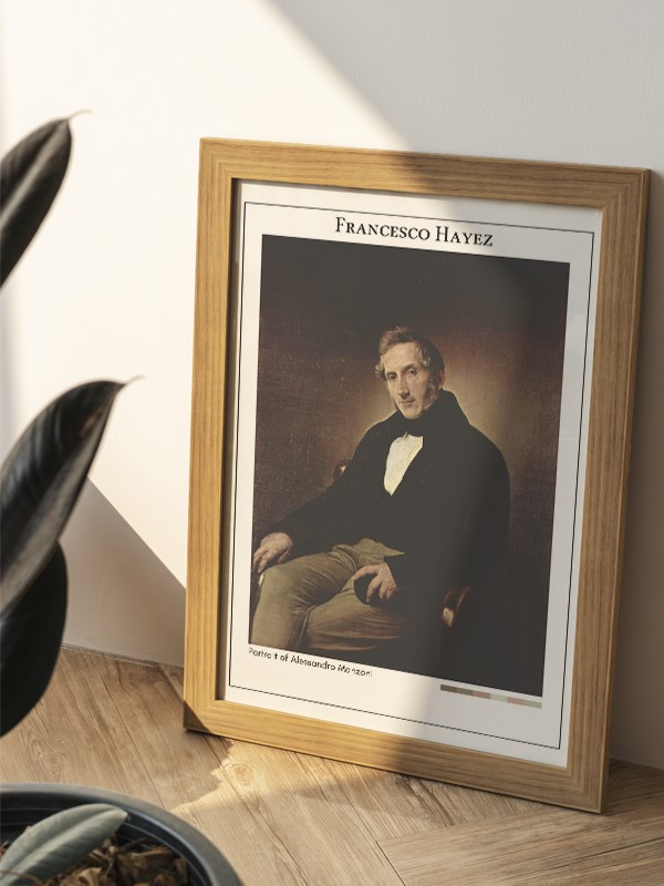 Francesco Hayez Portrait of Alessandro Manzoni Poster