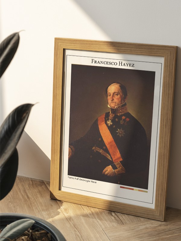 Francesco Hayez Portrait of Ambrogio Nava Poster