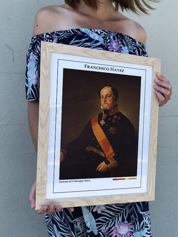 Francesco Hayez Portrait of Ambrogio Nava Poster