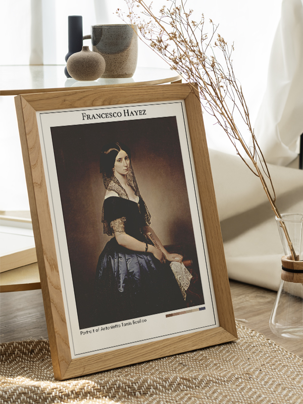 Francesco Hayez Portrait of Antonietta Tarsis Basilico Poster