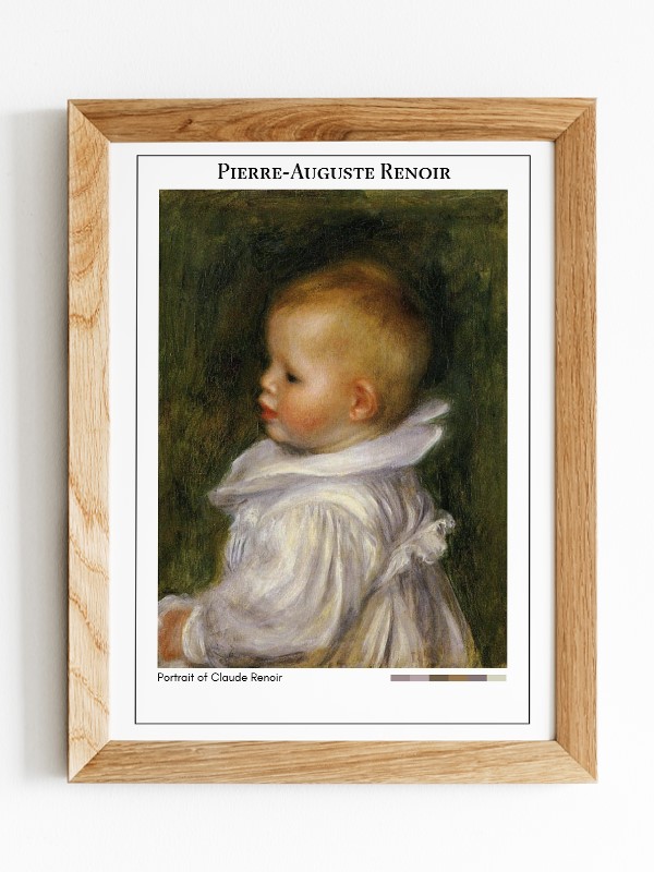 Pierre-Auguste Renoir Portrait of Claude Renoir Poster