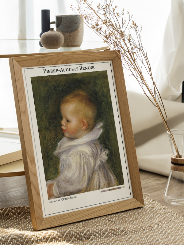 Pierre-Auguste Renoir Portrait of Claude Renoir Poster