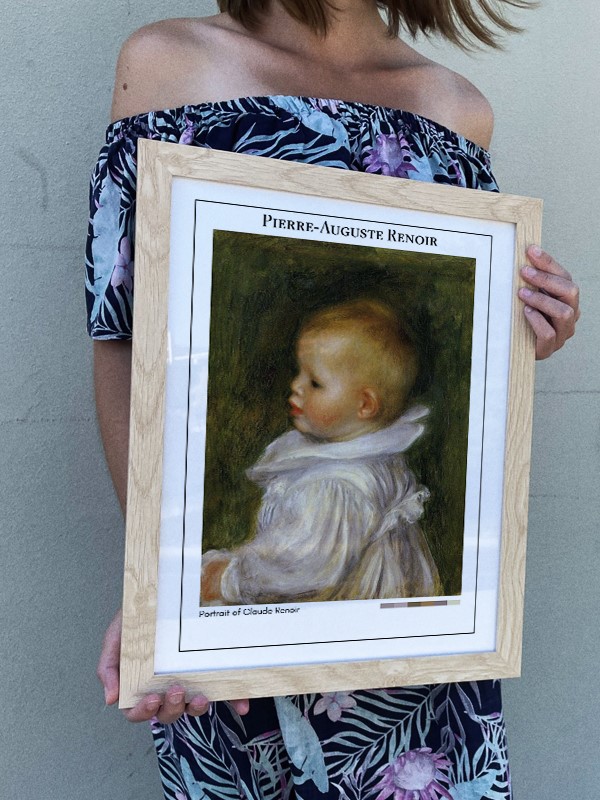 Pierre-Auguste Renoir Portrait of Claude Renoir Poster