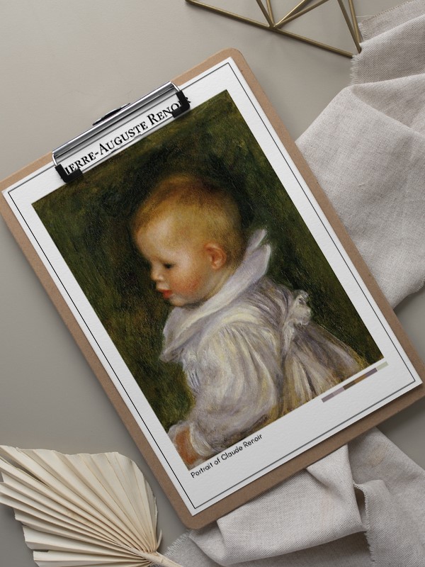 Pierre-Auguste Renoir Portrait of Claude Renoir Poster