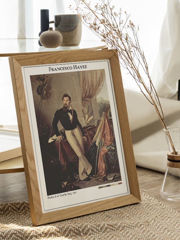 Francesco Hayez Portrait of Conte Baglioni Poster