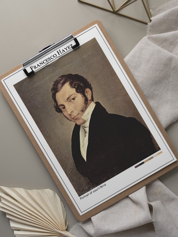 Francesco Hayez Portrait of count Ninni Poster