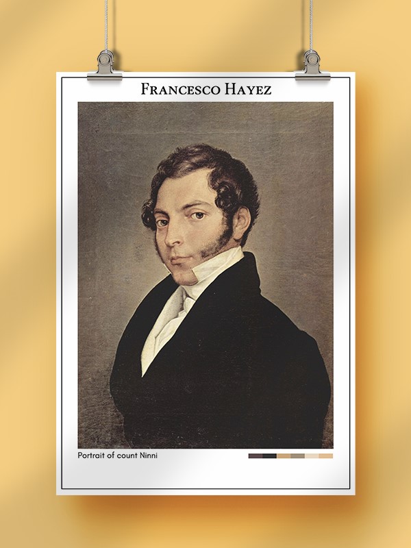 Francesco Hayez Portrait of count Ninni Poster