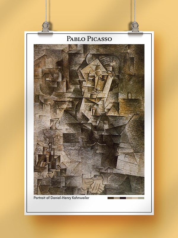Pablo Picasso Portrait of Daniel-Henry Kahnweiler Poster