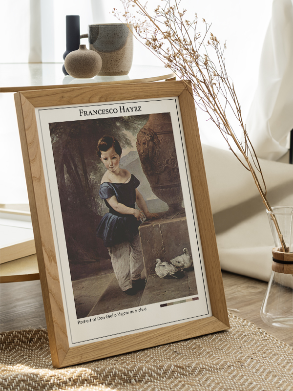 Francesco Hayez Portrait of Don Giulio Vigoni as a child Poster