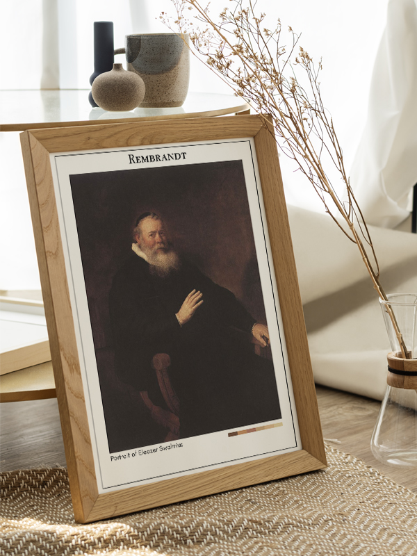 Rembrandt Portrait of Eleazer Swalmius Poster