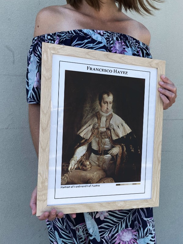 Francesco Hayez Portrait of Ferdinand I of Austria Poster