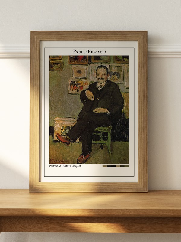 Pablo Picasso Portrait of Gustave Coquiot Poster - En İyi Fiyatlarla