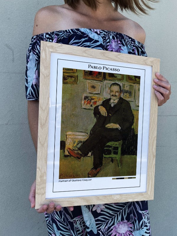 Pablo Picasso Portrait of Gustave Coquiot Poster