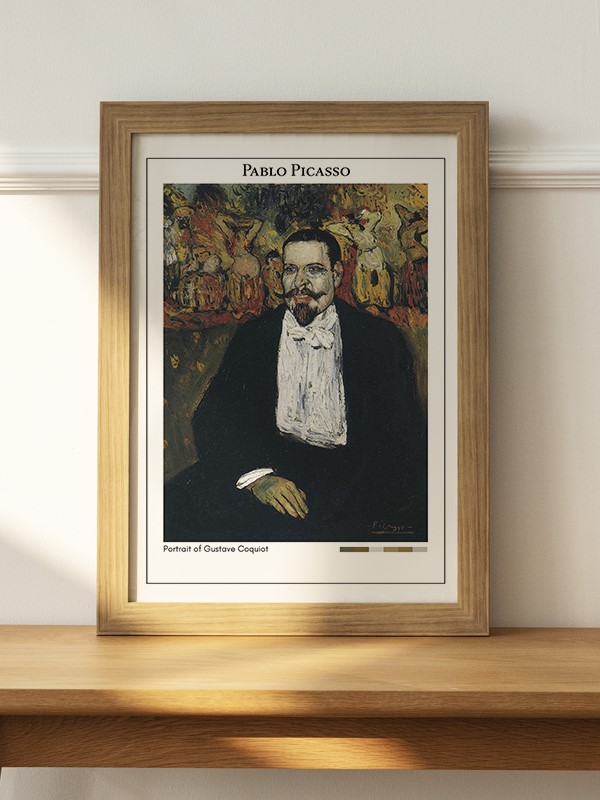 Pablo Picasso Portrait of Gustave Coquiot Poster - En İyi Fiyatlarla