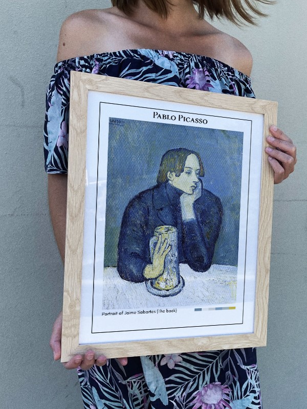 Pablo Picasso Portrait of Jaime Sabartes (The bock) Poster
