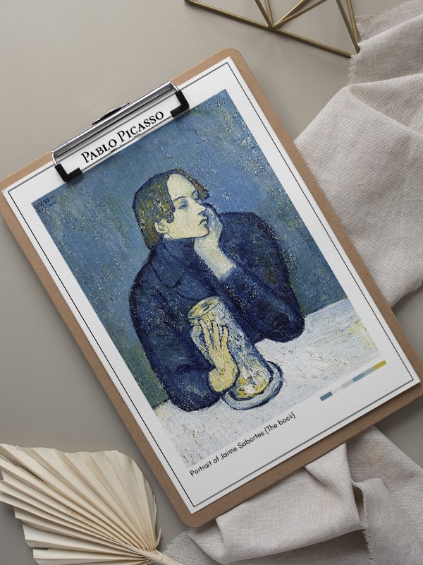 Pablo Picasso Portrait of Jaime Sabartes (The bock) Poster
