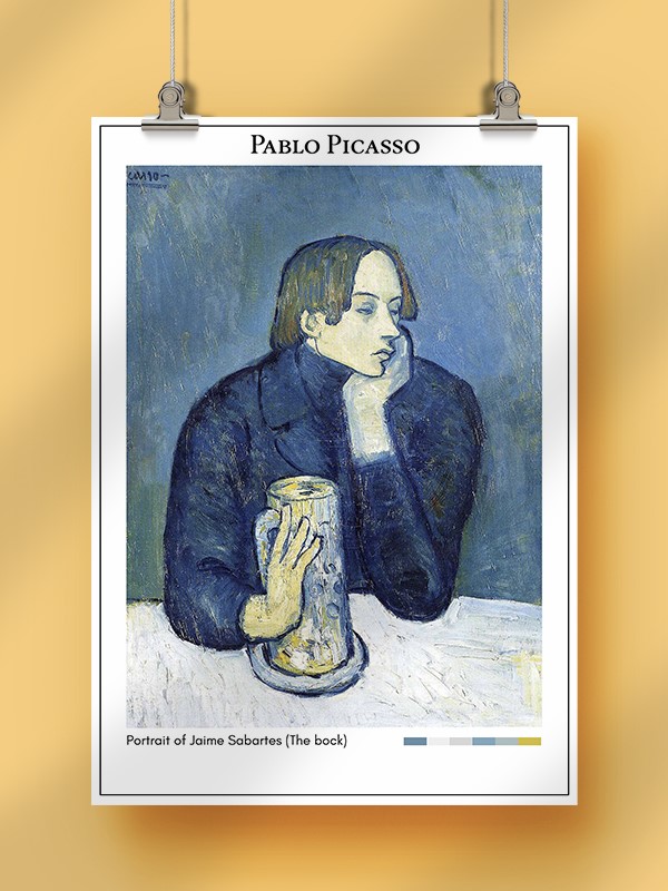 Pablo Picasso Portrait of Jaime Sabartes (The bock) Poster