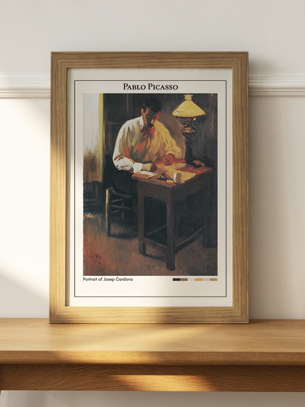 Pablo Picasso Portrait of Josep Cardona Poster - En İyi Fiyatlarla