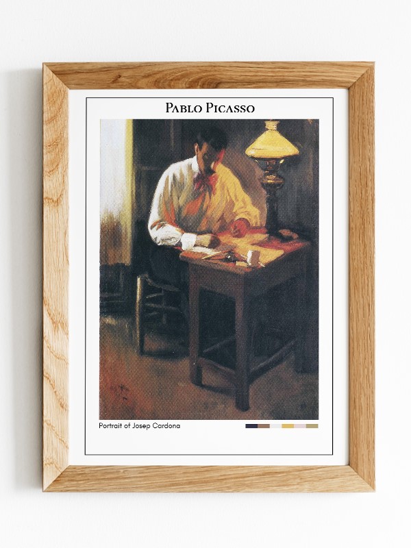 Pablo Picasso Portrait of Josep Cardona Poster
