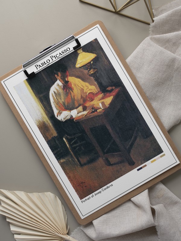 Pablo Picasso Portrait of Josep Cardona Poster