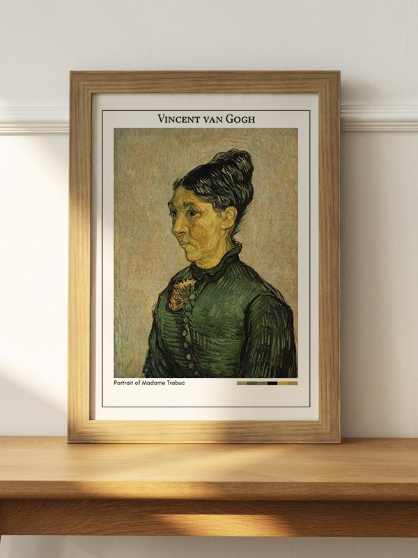 Vincent van Gogh Portrait of Madame Trabuc Poster - En İyi Fiyatlarla