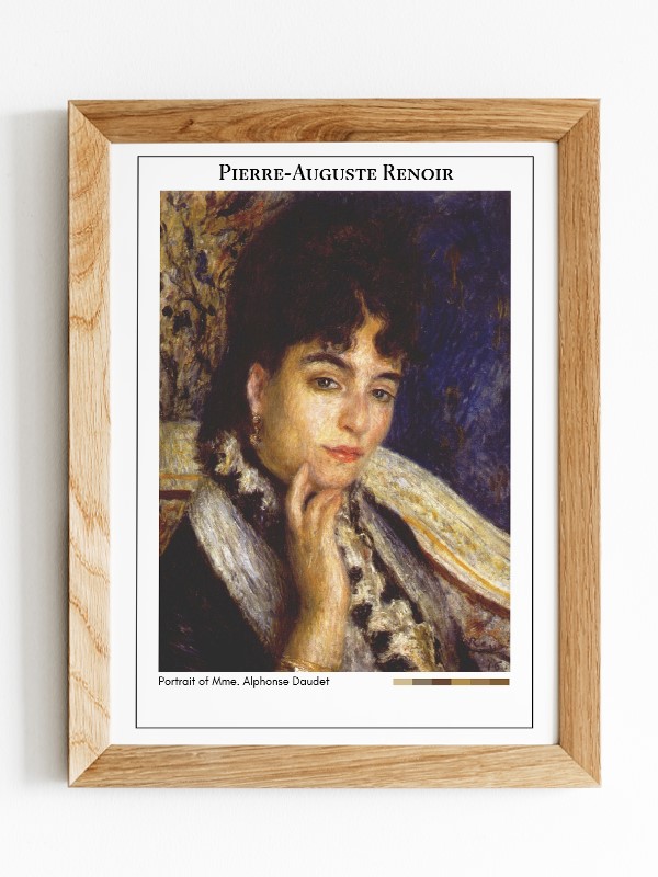 Pierre-Auguste Renoir Portrait of Mme. Alphonse Daudet Poster