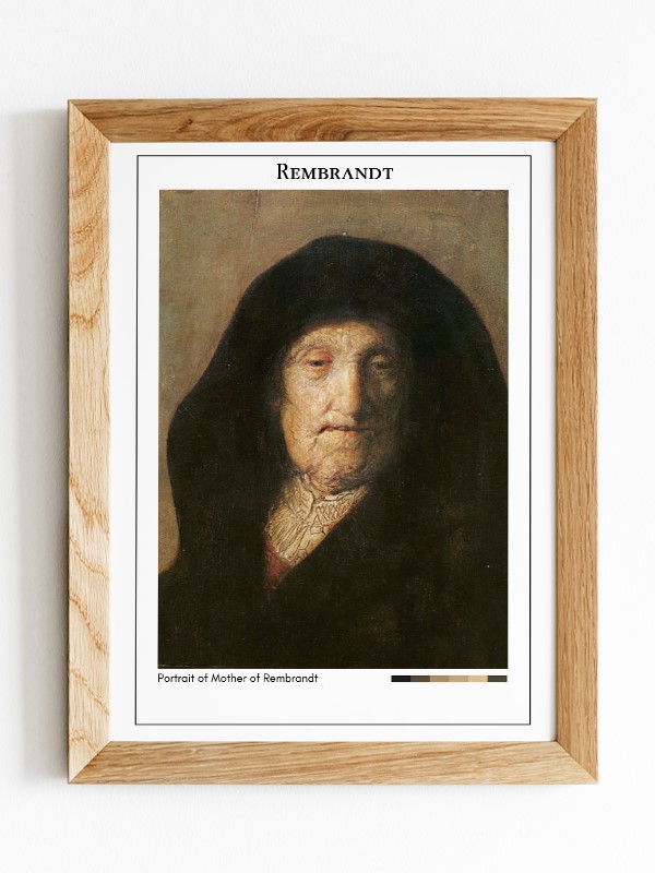 Rembrandt Portrait of Mother of Rembrandt Poster