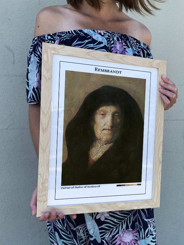 Rembrandt Portrait of Mother of Rembrandt Poster