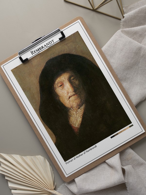 Rembrandt Portrait of Mother of Rembrandt Poster