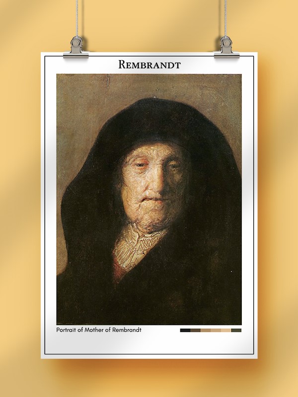 Rembrandt Portrait of Mother of Rembrandt Poster