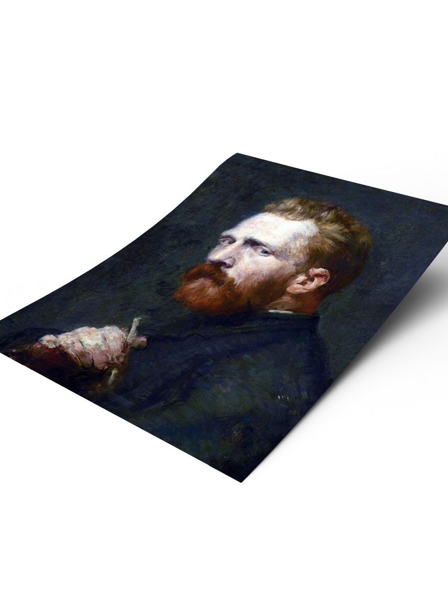 Portrait of Van Gogh Tablo Sanatsal Ünlü Ressam Poster Çerçevesiz Yüksek Kalite Poster