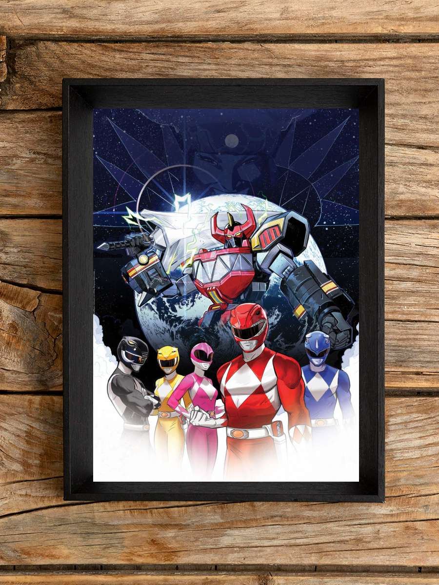 Power Rangers Megazord Anime Poster Çerçevesiz Yüksek Kalite Anime Duvar Poster