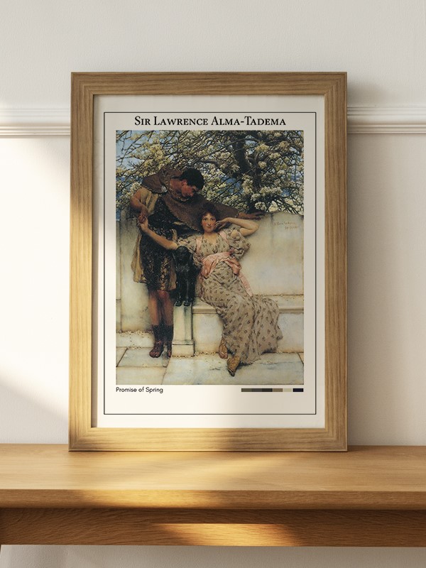 Sir Lawrence Alma-Tadema Promise of Spring Poster - En İyi Fiyatlarla