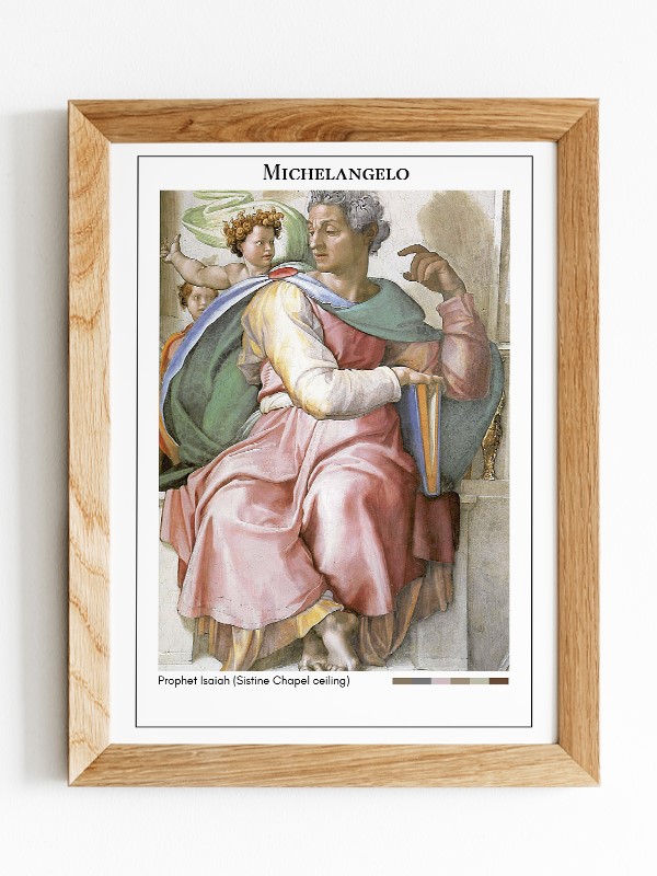 Michelangelo Prophet Isaiah (Sistine Chapel ceiling) Poster