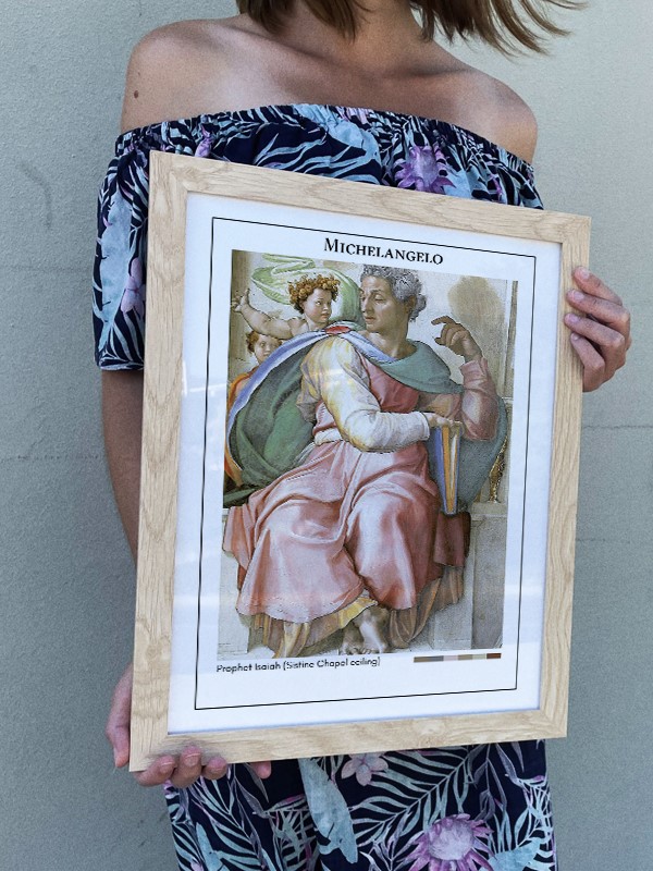 Michelangelo Prophet Isaiah (Sistine Chapel ceiling) Poster