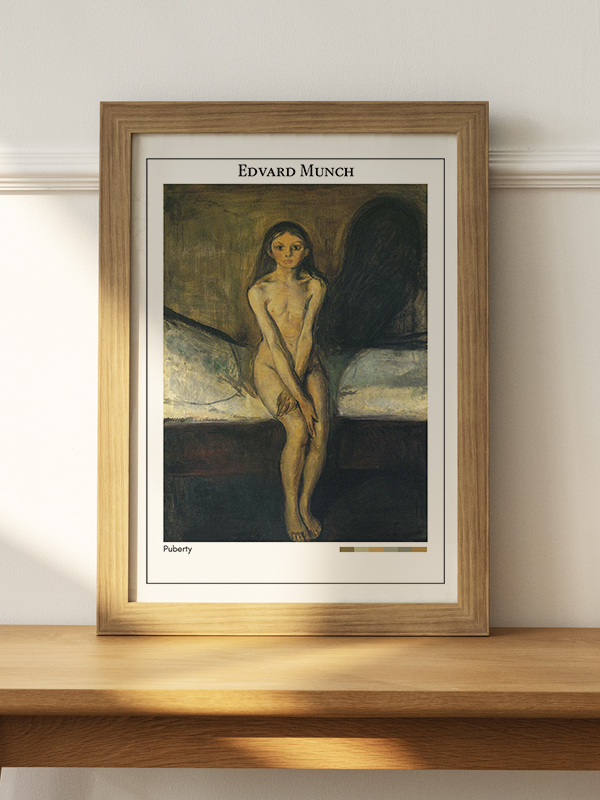 Edvard Munch Puberty Poster - En İyi Fiyatlarla