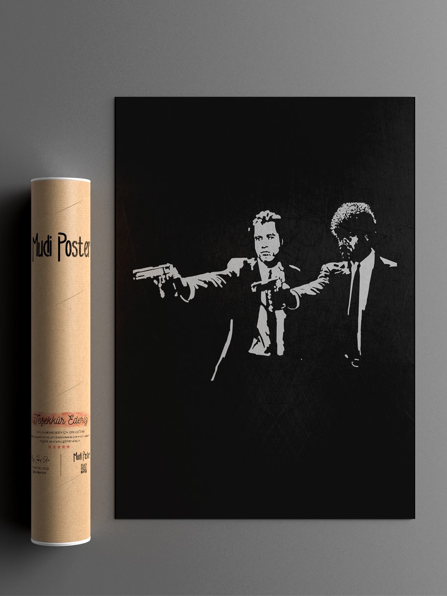Pulp Fiction Poster, Çerçevesiz Tv Film Poster