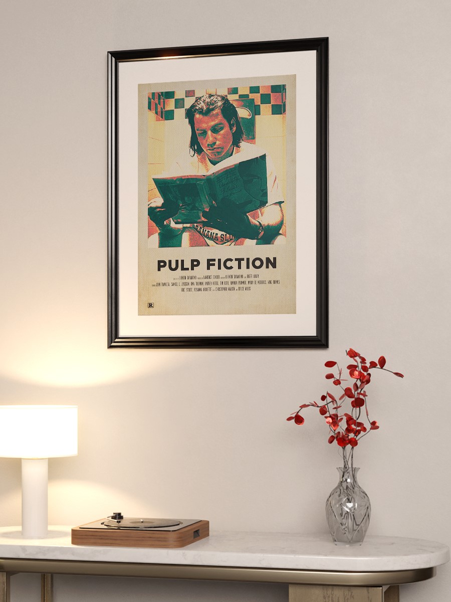 PULP FICTION Poster, Çerçevesiz Tv Film Poster